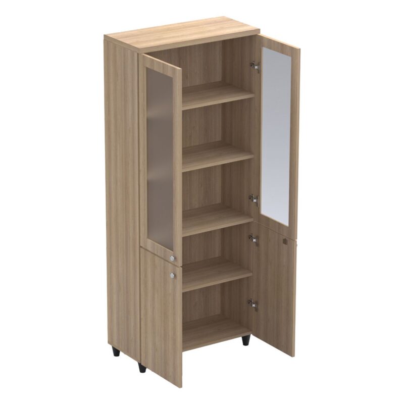 Camlı Kapaklı Dolap