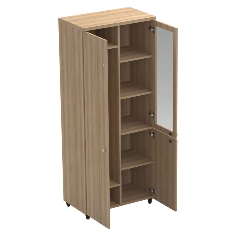 Yarım Cam Kapaklı Dolap