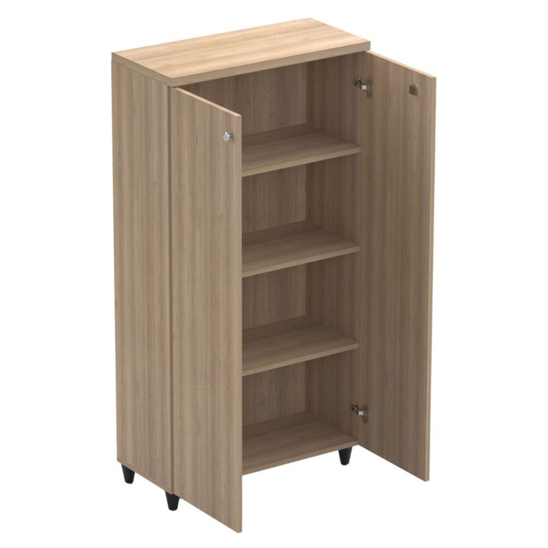 Üç Raflı Kapaklı Dolap